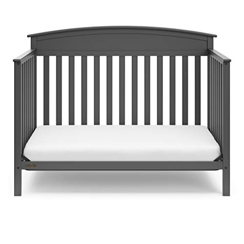 image for Storkcraft Graco Benton 4-in-1 Convertible Crib - Easy Assembly & Simp