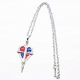 Cosplay Ao no Exorcist Ture Cross Steel Badge Knight Necklace Pendant Accessories