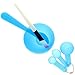 Mintbon 4PCS DIY Facial Mask Bowl Brush Spoon Professional Tools for DIY Mask Blue