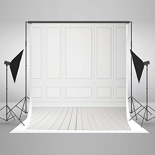 Kate 6.5x10ft Modern Bright Interiors Photography Backdrops White Empty Room Photo Background