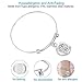 Birthday Gifts for Women, Essential Oil Diffuser Bracelet Aromatherapy Diffuser Locket Stainless Steel Bangle with 8 Colors Pads Romanda Jewelry for Women