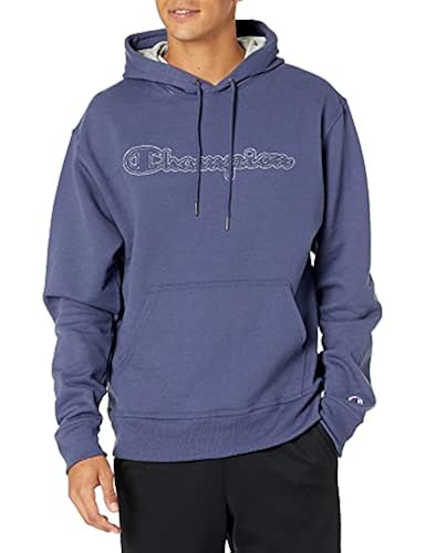 Champion Men's Powerblend Fleece Pullover Hoodie, Graphic (Retired