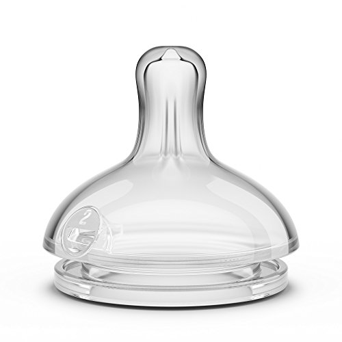 Smilo Anti-Colic Bottle Nipple, Slow Flow 2M+, 3 Count