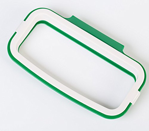 Pack of 2 Portable Trash Bag Holder Hanging Kitchen Cupboard Door Back Style Stand Trash Garbage Bags Storage Rack