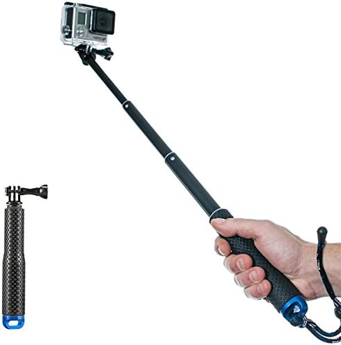 SIKAMI Selfie Stick Monopod Handle Grip Mount for Gopro Hero7 Black DBPOWER EX7000/DBPOWER N5 4K/N5 Pro Action Camera/Campark ACT74 Action Camera