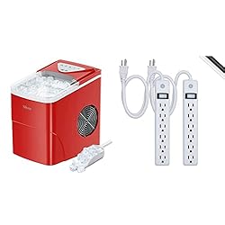 Silonn Ice Makers Countertop 9 Bullet Ice Cubes