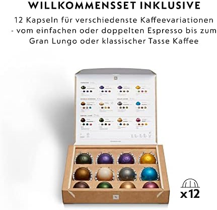 Krups Vertuo Pop Kaffeekapselmaschine, Kapazität: 560 ml, automatische Kapselerkennung, One-Touch-System, 4 Tassengrößen, verkürzte Aufheizzeit, nachhaltig, Spicy Red, XN9205