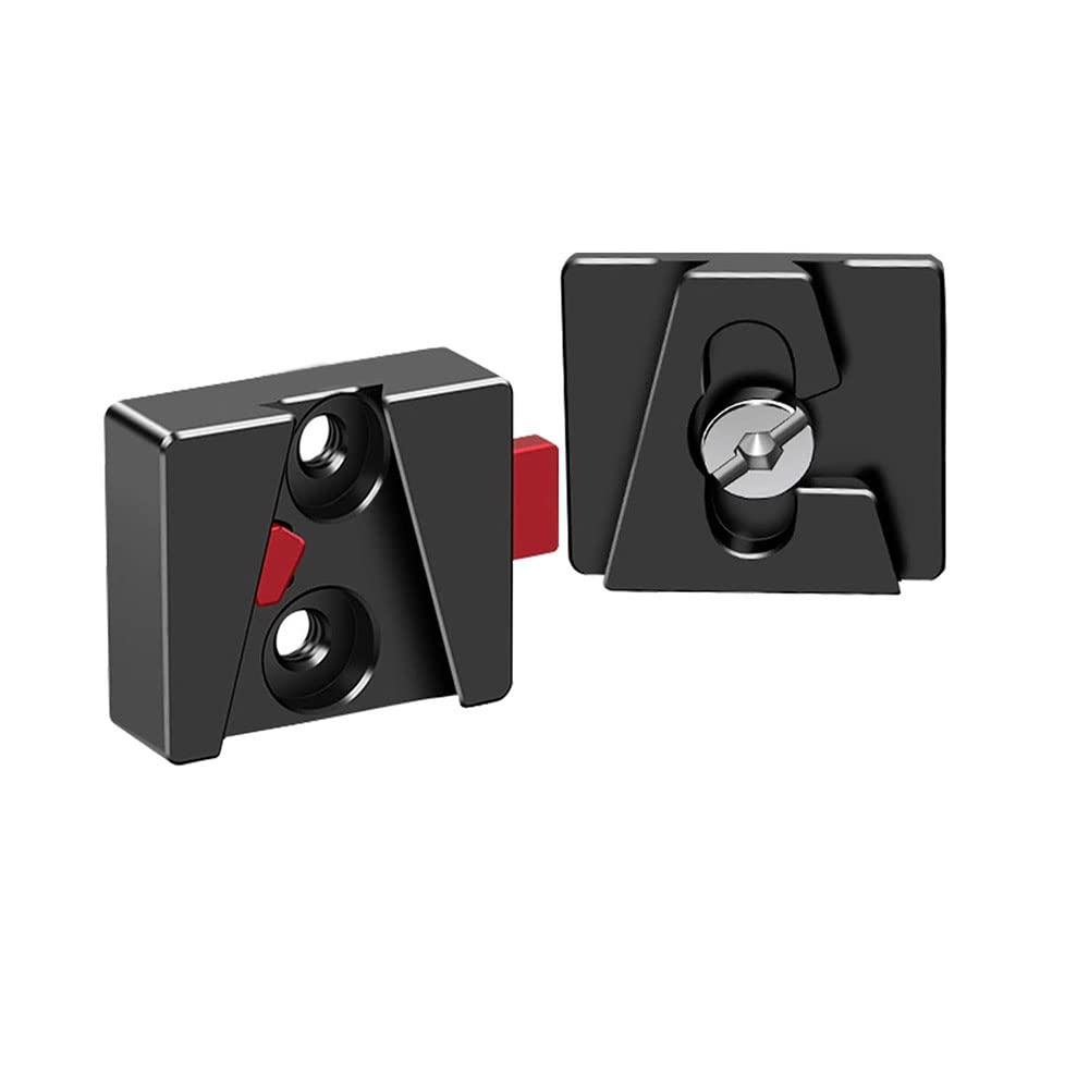 Atmoshue Mini V-Lock Assembly Kit Female V-Dock Male V-Lock Quick Release Plate, V-Lock Plate