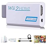 Xsusmdom Wii HDMI Adapter, Wii to HDMI Converter