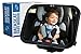 Car Seat Mirror for Backseat - View Infant in Rear Facing Car Seat - Large 360 Adjustable Crystal Clear View - Mounts to Headrest - Travel with Safety - Shatterproof Baby Car Mirror Rascal Ridges