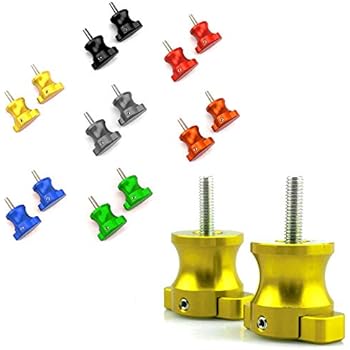 CNC Aluminum Motorcycle 10MM Swingarm Swing arm Spools Sliders For Kawasaki Ninja 250 2008-2016