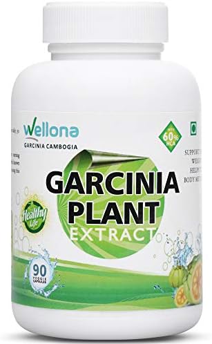 Wellona Garcinia Cambogia Capsules- vegetarian product with plant extracts, Vitamin C & Garcinia cambogia extract 60% HCA for weight loss, fitter, healthier & happier life, 60 units