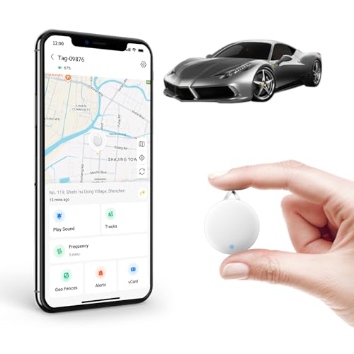 LNCOON Mini GPS Tracker for Vehicles Without Subscription Car Locator No Monthly Fee Hidden Device with App Tracking Playback Positioning Frequency Every 5Mins