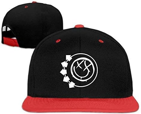 LFishera Baseball Cap Hip Hop Hat American Band Blink-182 Hat Red (5 Colors) #5497