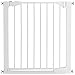 Munchkin Auto Close Pressure Mounted Baby Gate for Stairs, Hallways and Doors, Walk Through with Door, Metal, White , 37.8 Inch (Pack of 1)