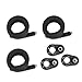 Wasserstein Adjustable Gooseneck-Like Twist Mount Compatible with Blink Outdoor & Blink XT2/XT Camera (3-Pack, Black)