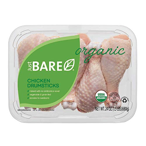 Just BARE USDA Organic Fresh Chicken Drumsticks