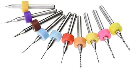 Zomiee 0.1mm-1mm Print Head Cleaner Drill Bits for 3D Printer Exturder Nozzle Cleaning (each size one pcs)