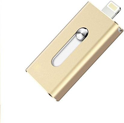 TeeNoke 128GB 64GB New OTG Dual USB Memory i Flash Drive U Disk For IOS iPhone iPad/PC (128GB)