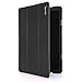 Kindle Fire HDX 8.9 Case - Poetic Kindle Fire HDX 8.9 Case [Slimline Series] - [Lightweight] [Ultra-slim] PU Leather Slim-Fit Trifold Cover Stand Folio Case for Amazon Kindle Fire HDX 8.9 (2013) Black (3 Year Manufacturer Warranty From Poetic)
