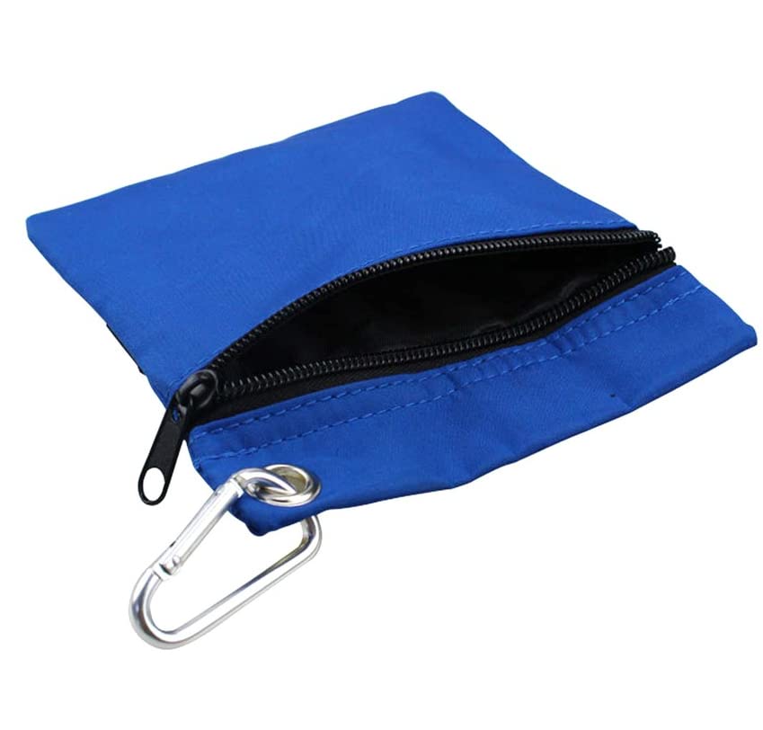 MANXIYECHEN Golf Tees Bag Holder Pouch Storage Bag Zippered Golf Tee Ball Bag Holder Golfing Accessories