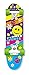 TITAN Flower Power Princess Pink Girls Skateboard, Single Kick-board, 24