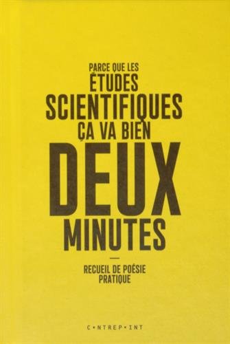 Parce que les études scientifiques ça va bien deux minutes