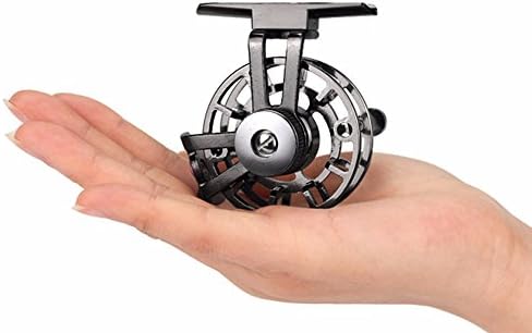 Fishing Reel Full Metal With A Relief Force Before Playing Round Ice Fishing Reels Fishing Fish Fishing Rods Round Winter Fishing Fly Fishing Wheel,3000 Series,Gules