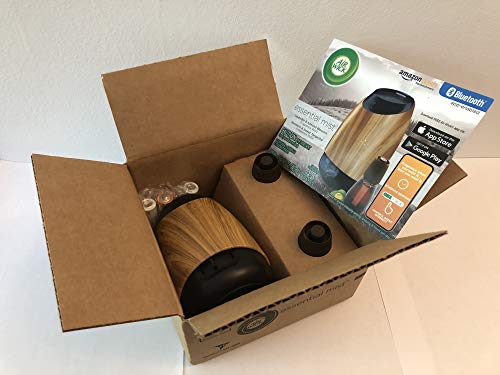 Air Wick Essential Mist Bluetooth Starter Kit, Essential Oil Diffuser (Diffuser + 2 Refills), Air Freshener, Lavender & Almond Blossom and Mandarin & Sweet Orange scents