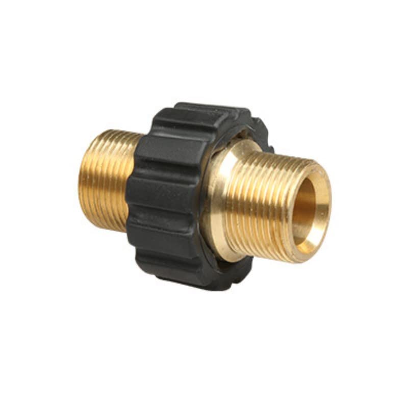 SagaSave 1PCS Pressure Washer Adapter M22 male to M22 male Pressure Quick Plug Brass Internal Thread Quick Release Hose Pipe Connecting Parts,14mm plug core