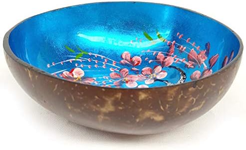 MyThai Handcrafted Coconut Shell Bowls Table Decorating Serving Bowls Thailand Handmade