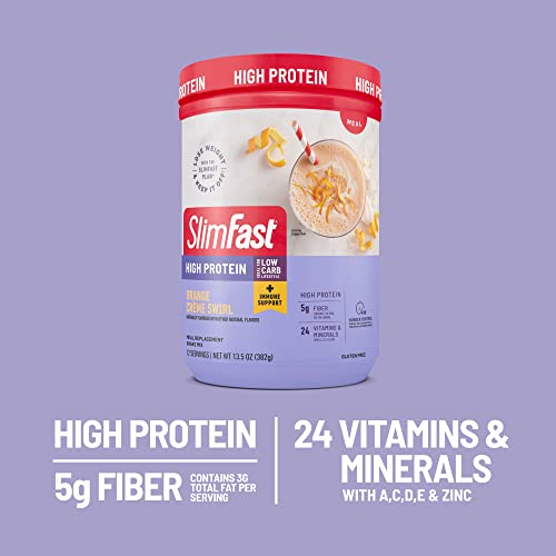 SlimFast Advanced Immunity High Protein Meal Replacement Smoothie Mix