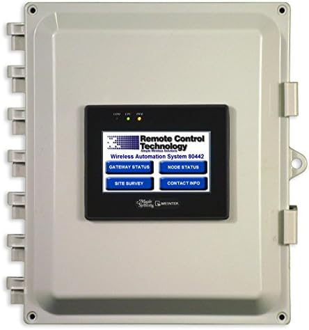 Wireless Automation System with 4 Digital & 2 Analog I/O & HMI (Touch Screen), 4+ Mile Range