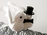 Dorigan home series Dove Couple W/Veil Top Hat Tux