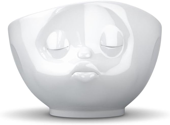 FIFTYEIGHT PRODUCTS Mugs/Bowl Kissing (Porcelain, 500 ml, White, Made in Germany), One Size (Pack of 1)