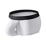 Cerahome Men's Boxers Briefs Fly Pouch Front Open