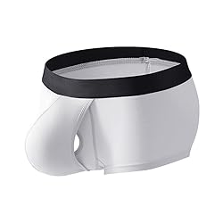 Cerahome Men's Boxers Briefs Fly Pouch Front Open