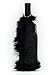 Fun Wine Bottle Cover by Wine Wear [Black Dress] – Wine bottle dress-up perfect for girls night, special event, weddings, hostess, fundraiser