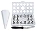17 Piece Cake Decorating Tips Set By SweetyRose Professional Icing Tip Set With Reusable Coupler & Storage Case, Angled Icing Spatula & Cotton Pastry Bag! Perfect Kit For Bakers!