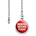 GRAPHICS & MORE Remove Before Flight Airplane Warning Ceiling Fan and Light Pull Chain