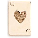 Zoe Chicco Women's 14k Gold Itty Bitty Queen of Hearts Stud Earring