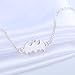dayone Plating Alloy Bat Bracelet Adjustable Gift Jewelry Tennis Bracelet Silver
