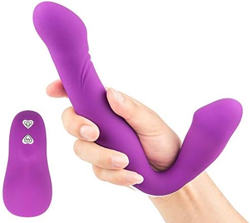 CEERR Soft and Charming Wireless Remote viberate, USB Charging Ladies Waterproof Toy, Couple Gift, Magic Wand Toy, 10 Frequency Vibration, Personal Health Massage