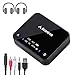 Avantree Audikast - aptX Low Latency Bluetooth Audio Transmitter for TV PC (Optical Digital Toslink, 3.5mm AUX, RCA, PC USB) 100ft Long Range, Codec Display, Dual Link, No Delay