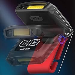 SUNDERPOWER Rechargeable Clip-on LED Flashlight