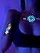 UV Tattoos: Daytime and Blacklight Colored Tattoos | (Pattern Design 2) | Rave, Neon, Festival, Party, Club, Henna, Yoga, Glow In The Dark Tattoos by Festival World