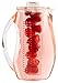 Lily's Home Fruit Infusion Pitcher, Natural Fruit Flavor Pitcher. 93-Ounce (2.9 Quart) Capacity