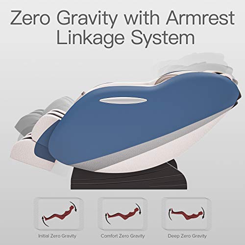 Real Relax 2020 STrack Massage Chair, Full Body Zero Gravity Shiatsu Massage Recliner with Yoga