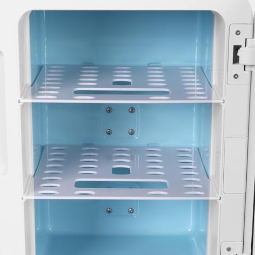 20L Mini Fridge with Temperature Control for Skincare, 220V Thermoelectric Cooler and Warmer for Drink Office Dorm Bedroom Car (20L)