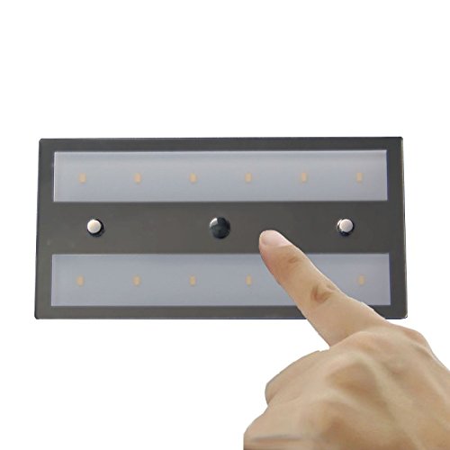 lighteu, 12 V 5.2 W Two Colour (Warm White/Blue) panel light, Building LED Ceiling Light with Touch Switch and Touch Dimmer for Boat, Yacht, and Caravan, Campervan, RC20